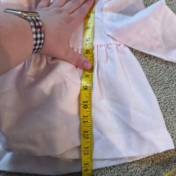 Vintage Thomas Light Pink Collared Top Approx Size 18 Months - Picture 5 of 11